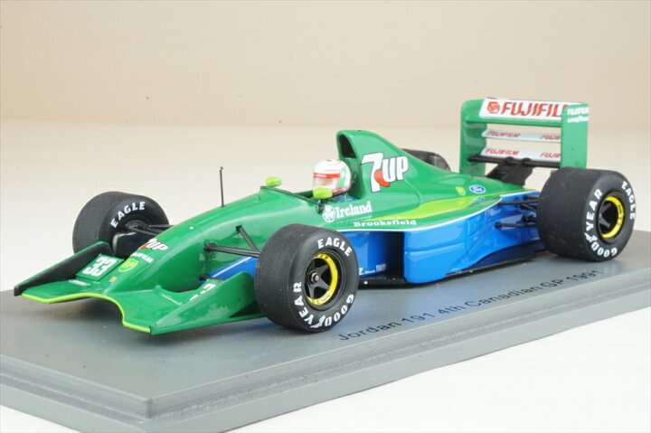 楽天市場】スパーク 1/43 ジョーダン 191 No.33 1991 F1 カナダGP 4位 