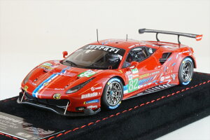 BBR 1/43 �t�F���[�� 488 No.82 RISI 2020 LM GTE PRO�N���X ���E�}��24���� O.Pla/S.�u���f�[/J.Gounon �����i�~�j�J�[ BBRC254