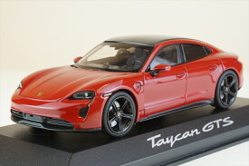 ディーラー別注 1/43 ポルシェ タイカン GTS 2022 カーマインレッド 完成品ミニカー WAP0200330PTAC