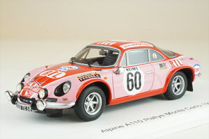 Xp[N 1/43 As[k A110 1800 No.60 1972 WRC [EeJ P.Moss-Carlsson/E.Crellin i~jJ[ S6109