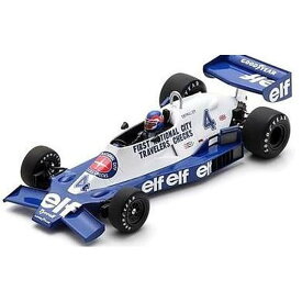 【3月予約】スパーク 1/18 ティレル 008 No.4 1978 F1 モナコGP ウィナー P.Depailler 完成品ミニカー 18S720