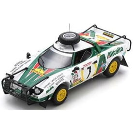 【9月予約】スパーク 1/43 ランチア ストラトス HF No.7 1977 WRC サファリラリー 3位 S.ムナーリ/P.Sodano 完成品ミニカー S9091