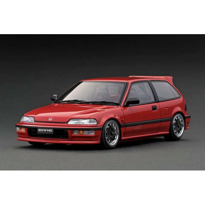 楽天市場】イグニッションモデル 1/18 ホンダ シビック EF9 SiR レッド  