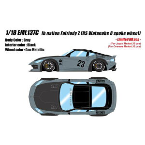 �A�C�h���� 1/18 lb nation �j�b�T�� �t�F�A���f�BZ RZ34 RS ���^�i�x 8�X�|�[�N�z�C�[�� �O���[ �����i�~�j�J�[ EML137C