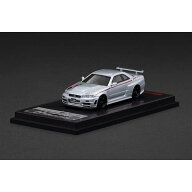 イグニッションモデル 1/64 Nismo R34 ニッサン GT-R Z-tune シルバー 完成品ミニカー IG3840
