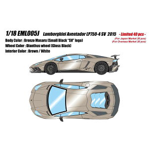 �A�C�h���� 1/18 �����{���M�[�j �A���F���^�h�[�� LP750-4 SV 2015 �u�����]�}�T�� �X���[���u���b�NSV���S �����i�~�j�J�[ EML005J