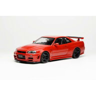 MOTORHELIX 1/18 ニッサン スカイライン GT-R R34 CUSTOMIZED VERSION アクティブレッド 完成品ミニカー …