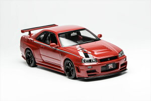 MOTORHELIX 1/18 �j�b�T�� �X�J�C���C�� GT-R R34 �J�X�^��Ver.�A�N�e�B�u���b�h with Livery �����i�~�j�J�[ M83426
