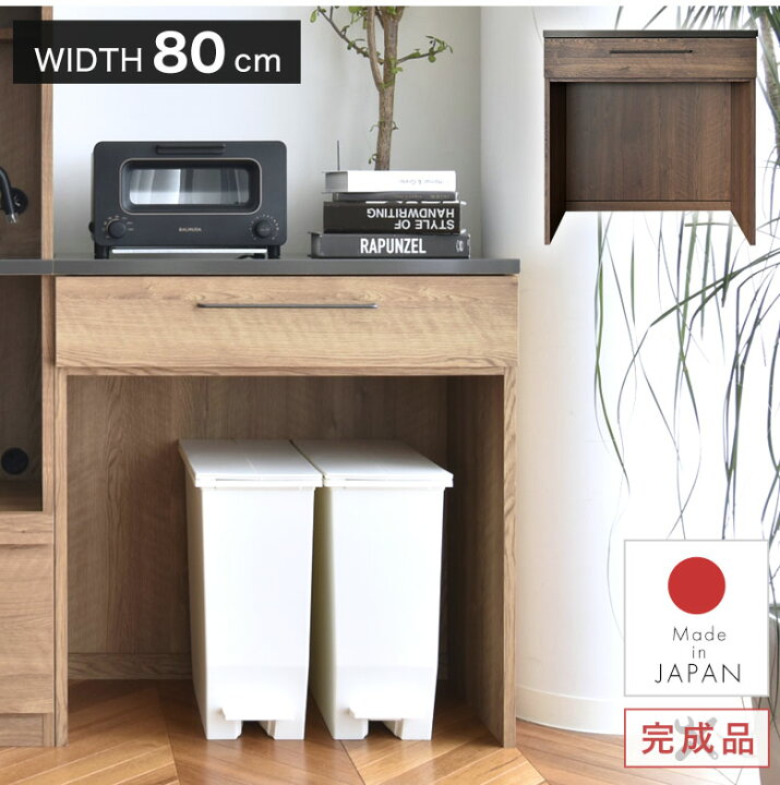 楽天市場】【ごみ箱すっぽり！】 キッチンカウンター ゴミ箱収納 