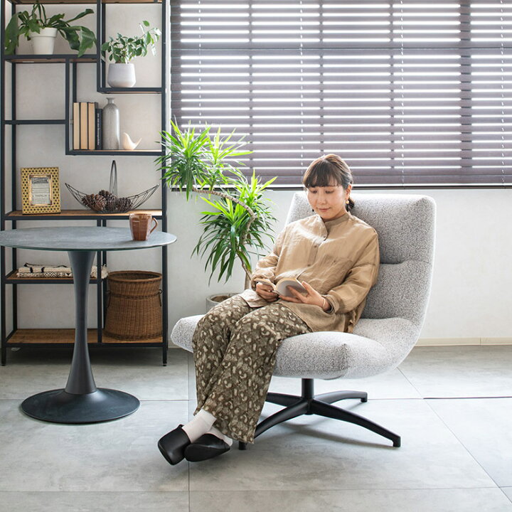 楽天市場】チェア リビングチェア パーソナルチェア 回転 ワイド 椅子 