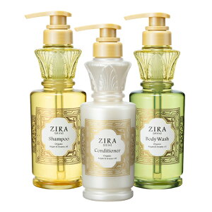 クラシエ ZIRA ジーラ 370mL シャンプー コンディショナー ボディソープ セット