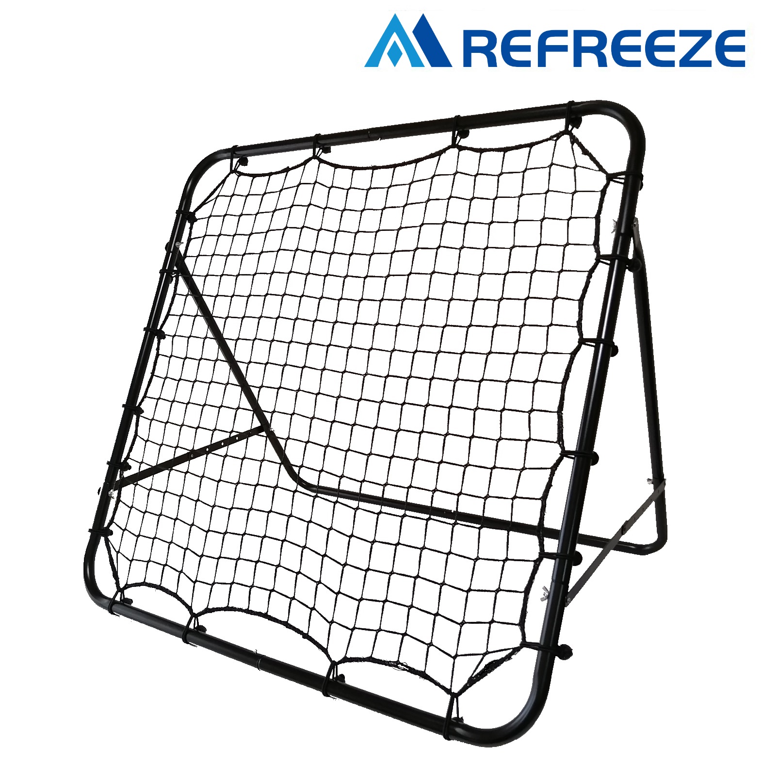 REFREEZE(リフリーズ) リバウンドネット ブラック 室内 屋外兼用 リバウンダー サッカー フットサル 野球 練習 トレーニング