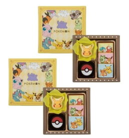 【2個セット】 ポケモン　チョコレート S ピカチュウ チョコ お菓子 キャラクターチョコ ギフト 5個入　手提げ袋付き