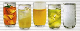 マルチタンブラー5個セット【ガラス　 グラス 　ビール　ウォーター　ジュース　ソフトドリンク　バー　人気 おすすめ 食器 洋食器 業務用 飲食店 カフェ　】