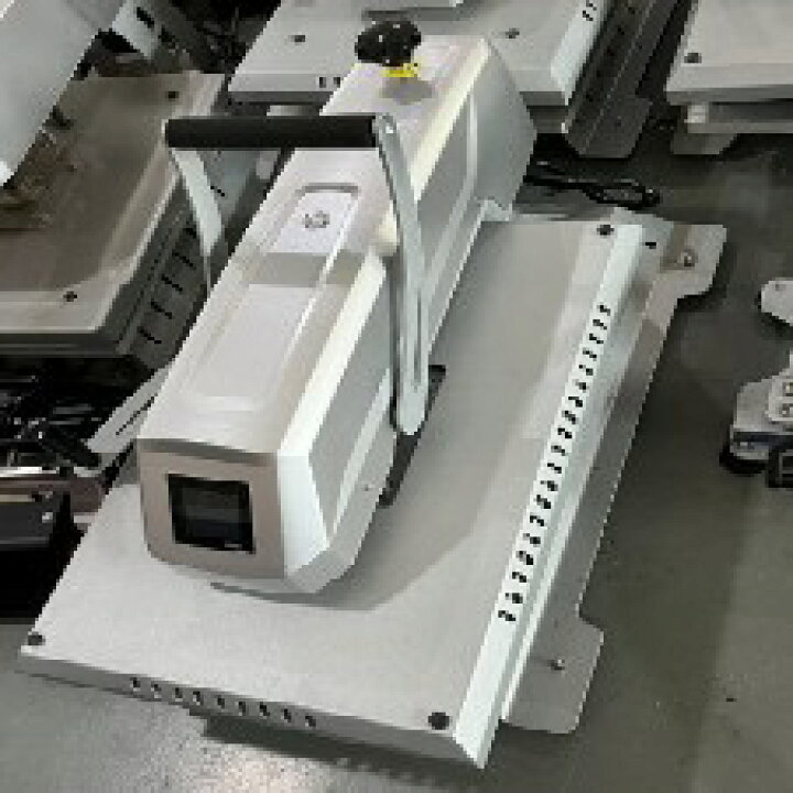 楽天市場】即納限定1台平面ヒートプレス機 スイング方式 ヒータ38cm  