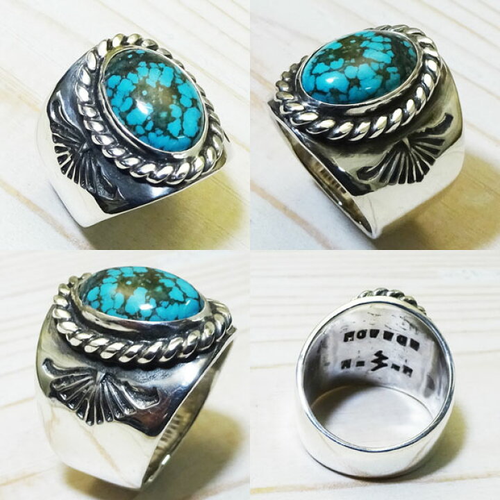 楽天市場】ターコイズリング Sun Rising 日の出 ハンドメイド ウェブ 