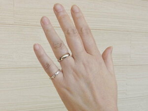 【受注製作】ねじりリングピンキー指輪ツイストリングシルバー職人手作りメンズアクセレディース【1号〜30号まで】