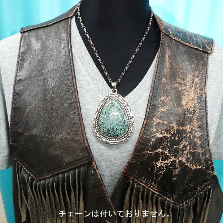 楽天市場】Big ターコイズペンダント メンズ レディース【受注製作 