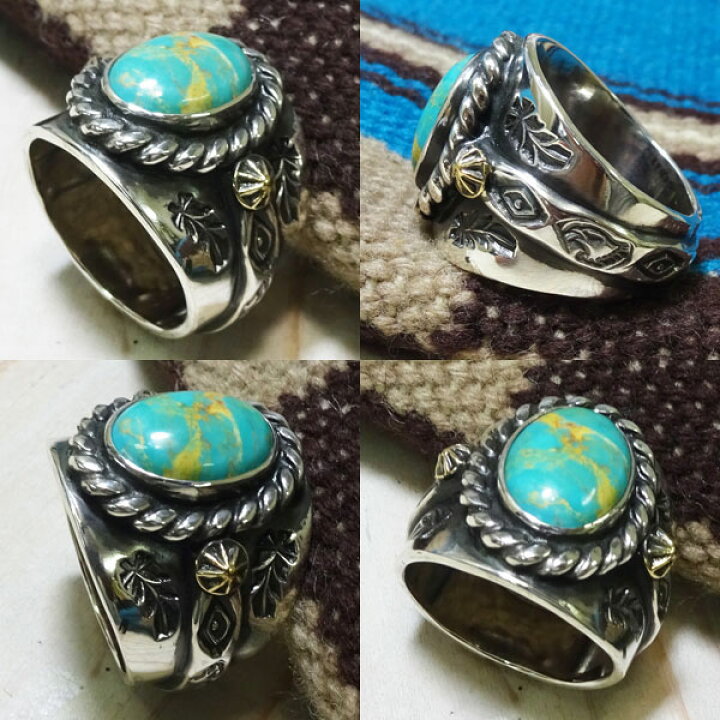 楽天市場】ターコイズリング MEDICINEMANS EYE シルバー 925【受注製作  