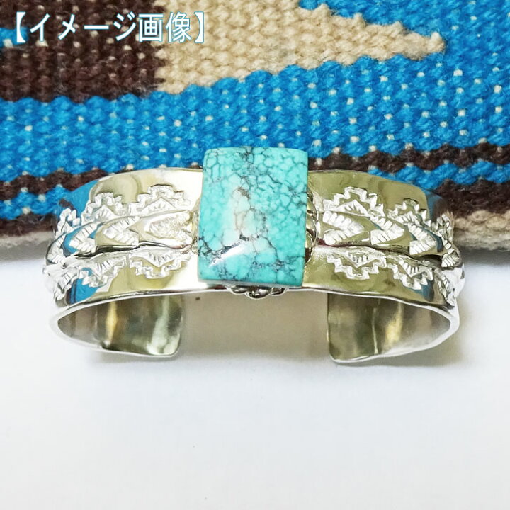 楽天市場】レクタングル ウェブ ターコイズ シルバーバングル【受注 