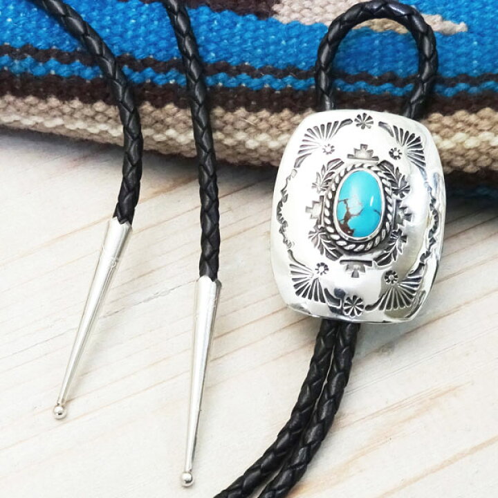 楽天市場】ループタイ シルバー ターコイズ bolo tie NO8ターコイズ 