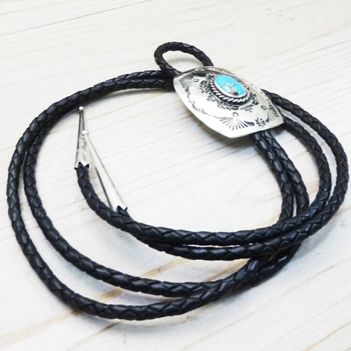 楽天市場】ループタイ シルバー ターコイズ bolo tie NO8ターコイズ 