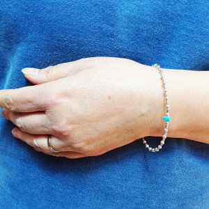 楽天市場 アクセサリーキット ブレスレット キット ターコイズ ブレス シルバー ビーズ 未完成品 自分で作る Diy 作り方説明書付 S M L おうちで作る アクセサリーキット シルバーアクセ工房パウワウ代官山