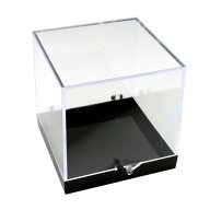 アクリルケース Lタイプ ブラック 60mm 鉱物観賞用 パッキーケース 新品