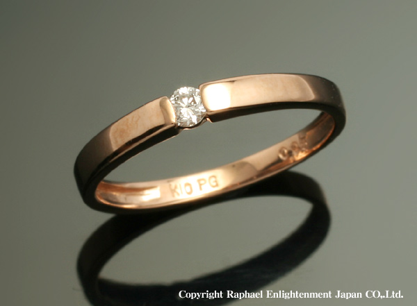 【恋を勝利に導く】ダイヤモンド・K10PGピンキーリングパワーストーン　リング　指輪パワーストーン　リング　指輪パワーストーン　リング　指輪