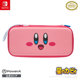 【マラソン期間限定！エントリーでP最大20倍！】【PowerA 公式ストア】パワーエー トラベルプロ・スリムケース for Nintendo Switch - 星のカービィ にっこり【任天堂公式ライセンス商品】【送料無料】【国内2年保証】