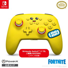 【PowerA™公式ストア】【任天堂ライセンス商品】パワーエー エンハンスド・ワイヤレスコントローラー for Nintendo Switch - フォートナイトピーリー 充電式 ジャイロ機能 子ども プレゼント にもおすすめ NSGP0268JP-01