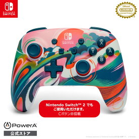 【PowerA 公式ストア】パワーエー エンハンスド・ワイヤレスコントローラー for Nintendo Switch -リキッドサンセット NSGP0351JP-01【任天堂公式ライセンス商品】【LINEお友だち登録クーポンプレゼント】【送料無料】