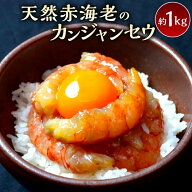 赤海老カンジャンセウ約1000g(13尾〜14尾・約500g×2P)