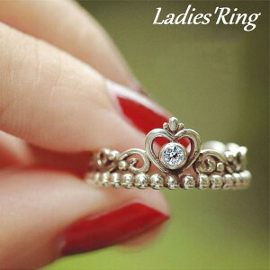 指輪 リング ファッションリング アクセサリー レディース 女性 ハート 王冠風 レトロ ビンテージ風 太め 存在感あり シルバーカラー おしゃれ プ