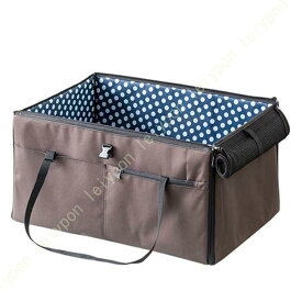 ペット 犬 ドライブボックス Lサイズ 49 x 67 x 34 cm キャリー ドライブベッド ベッド ドライブ カーベッド 車 車用 ペットキャリー 折りたたみ
