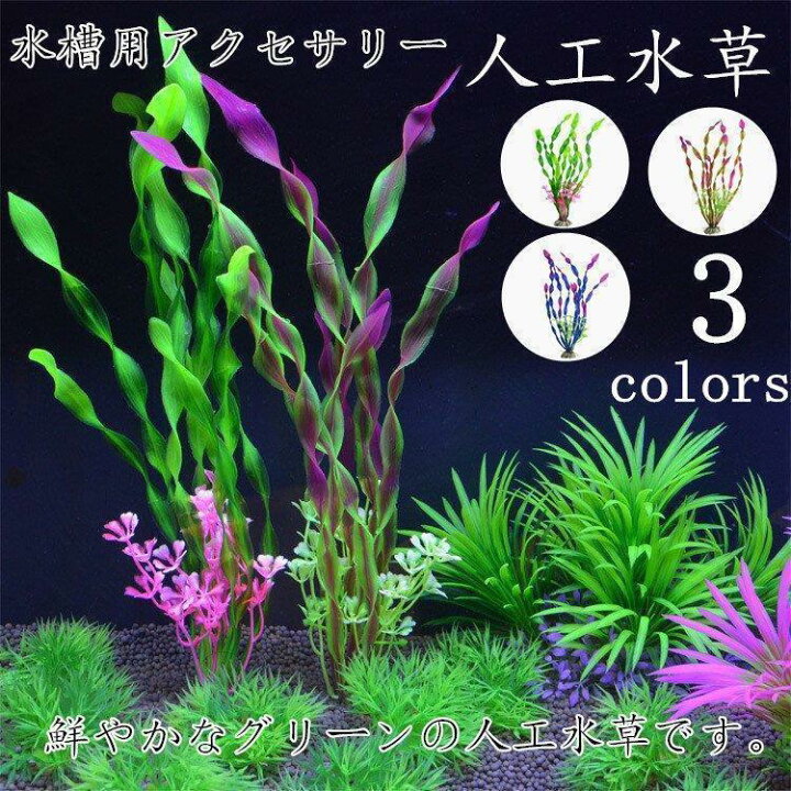 楽天市場】水草 人工 アクアリウム 10本セットメダカ 熱帯魚 金魚 水槽 