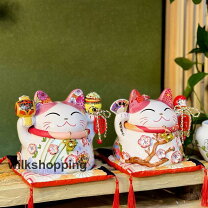 楽天市場】招き猫 貯金箱（花・ガーデン・DIY）の通販