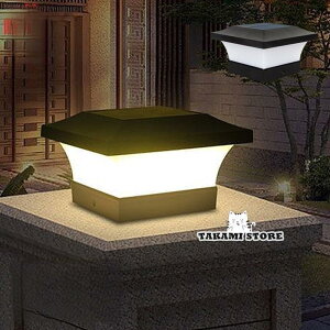 門柱灯 ソーラーライト led 大容量バッテリー内蔵 取付簡単 配線不要 IP65防水 自動点灯/消灯 省エネ ソーラー充電 防水 屋外照明 庭 おしゃれ