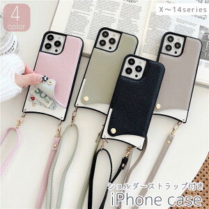 iPhone�P�[�X �X�}�z�P�[�X �X�g���b�v�t�� �΂ߊ|�� ���U�[�� X XR XSMAX 11 12 13 Pro Max �������