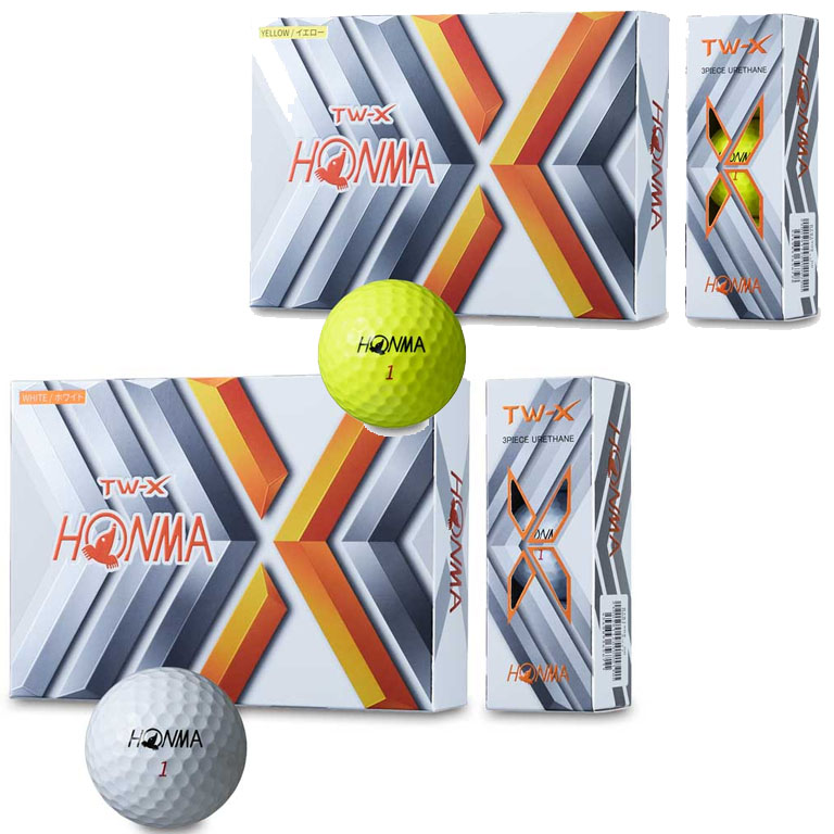 欲しいの あす楽 対応商品 本間ゴルフ HONMA GOLF ゴルフボール 1ダース 激安人気新品 ホンマゴルフ セール 特価 TW-X NEW 20 TWX