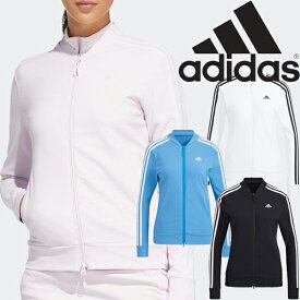 アディダス ゴルフ 春夏モデル レディース 3st 長袖フルジップジャケット CC555 【22】adidas golf ゴルフウエア