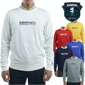 アドミラル ゴルフ 秋冬モデル メンズ フロントロゴ クルーネックセーター ADMA264【22】Admiral GOLF ゴルフ