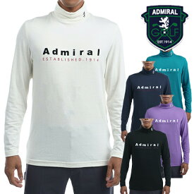 アドミラル ゴルフ 秋冬モデル メンズ スエード 長袖ハイネックシャツ ADMA296【22】Admiral GOLF ゴルフ