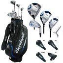 ダンロップ クリーブランド メンズ ゴルフセット パッケージセット 10本組（W＃1、W＃5、H＃5、I＃6〜9、PW、SW、PT）…