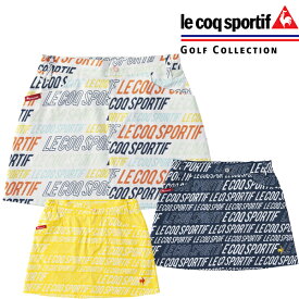 ルコック 春夏モデル レディース スカート QGWTJE05【22】lecoq golf ロゴグラフィック総柄スカート