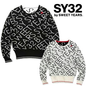 【特価】SY32 秋冬モデル レディース SY ロゴニットセーター SYG-22A07W エスワイ32　【22】