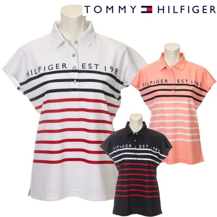 3135円 NEW ゴルフ ストアポイント１０倍 レディース 女性用 トミーヒルフィガー ＴＨＬＡ２１４ 半袖ポロシャツ