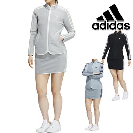 【特価】アディダスゴルフ 秋冬モデル レディース スリーストライプス フリース セットアップ MKS69 adidas golf 【23】