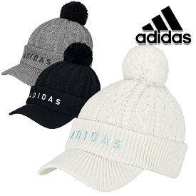 アディダスゴルフ 2023年秋冬モデル レディース COLD.RDY バイザーニット キャップ MMS78 adidas golf 【23】