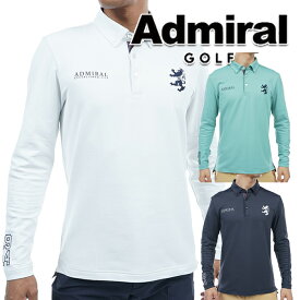 アドミラル ゴルフ 2023年秋冬モデル メンズ 発熱ストレッチ ボタンダウン 長袖シャツ ADMA382 Admiral GOLF【23】